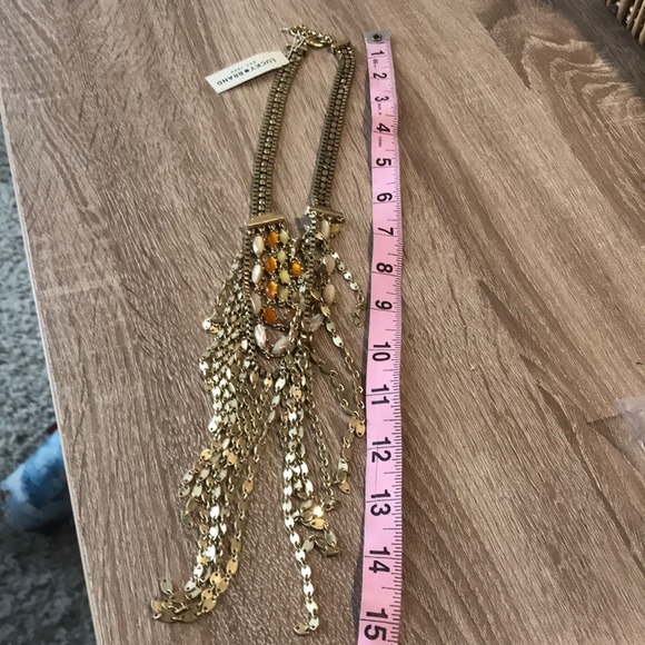 🔥1 hr sale 🍀 Lucky Brand Citrine Bead Fringe - Picture 10 of 11